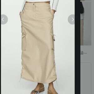 Parachute skirt with cargo pocketsL / US 12-14·New with tags·Mango